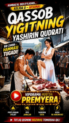 Qassob yigitning yashirin qudrati  (mini serial) 1-3-10-20-30-40-60-70-90 Qism drama Barcha qismlar uzbek tilida 2026 HD tomosha qiling скачать